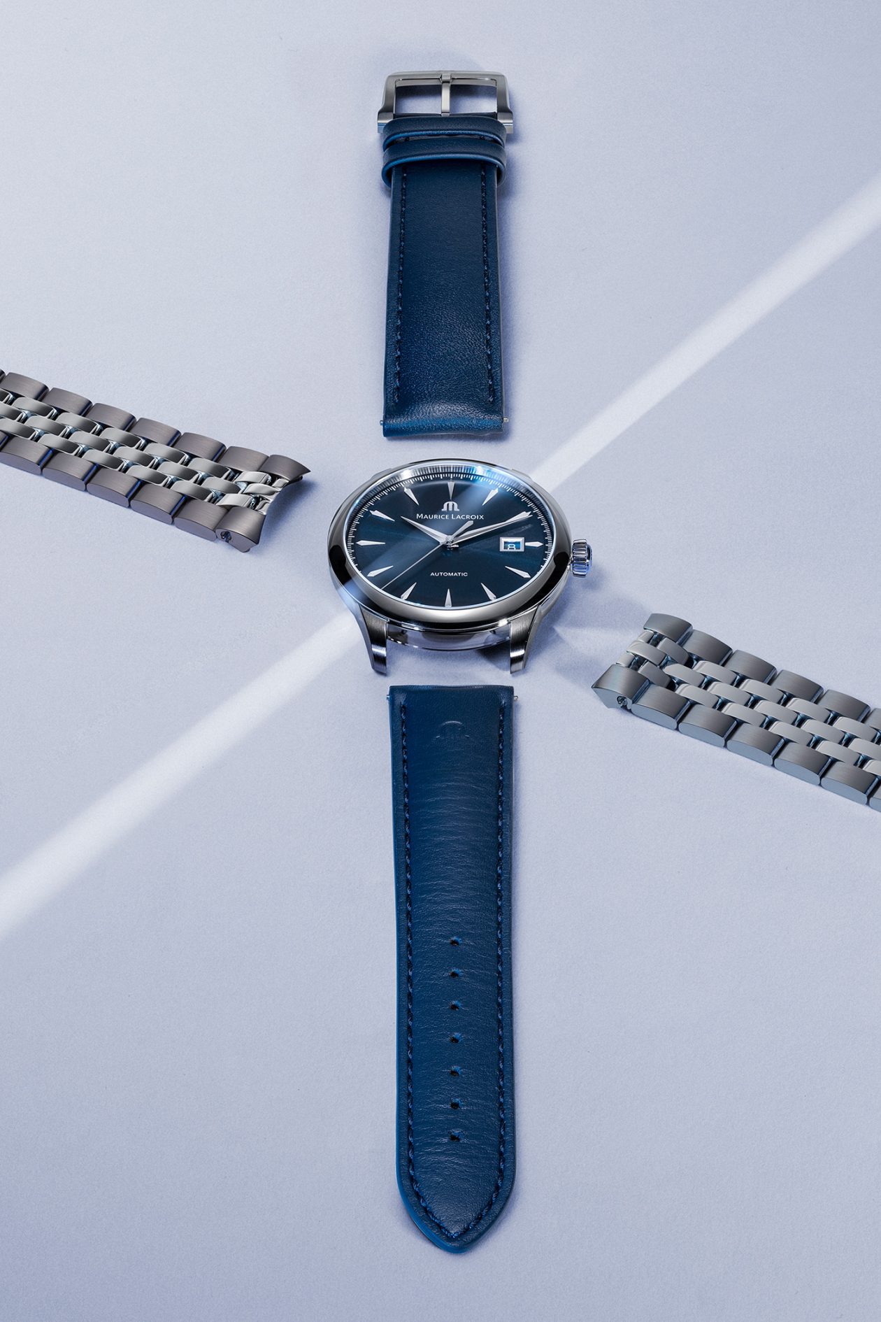Maurice Lacroix 1975 40 mm z paskiem lub bransoletą