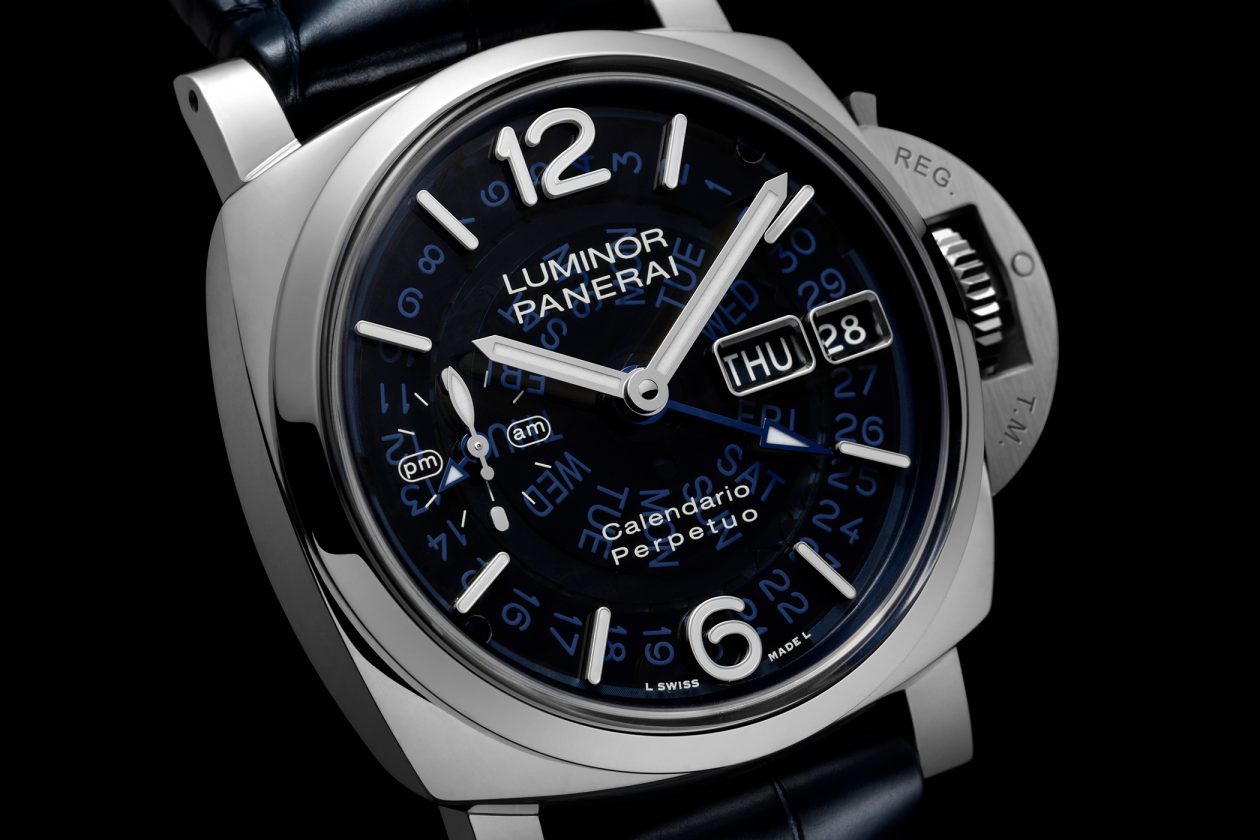 Panerai Luminor z wiecznym kalendarzem i wskazaniem GMT