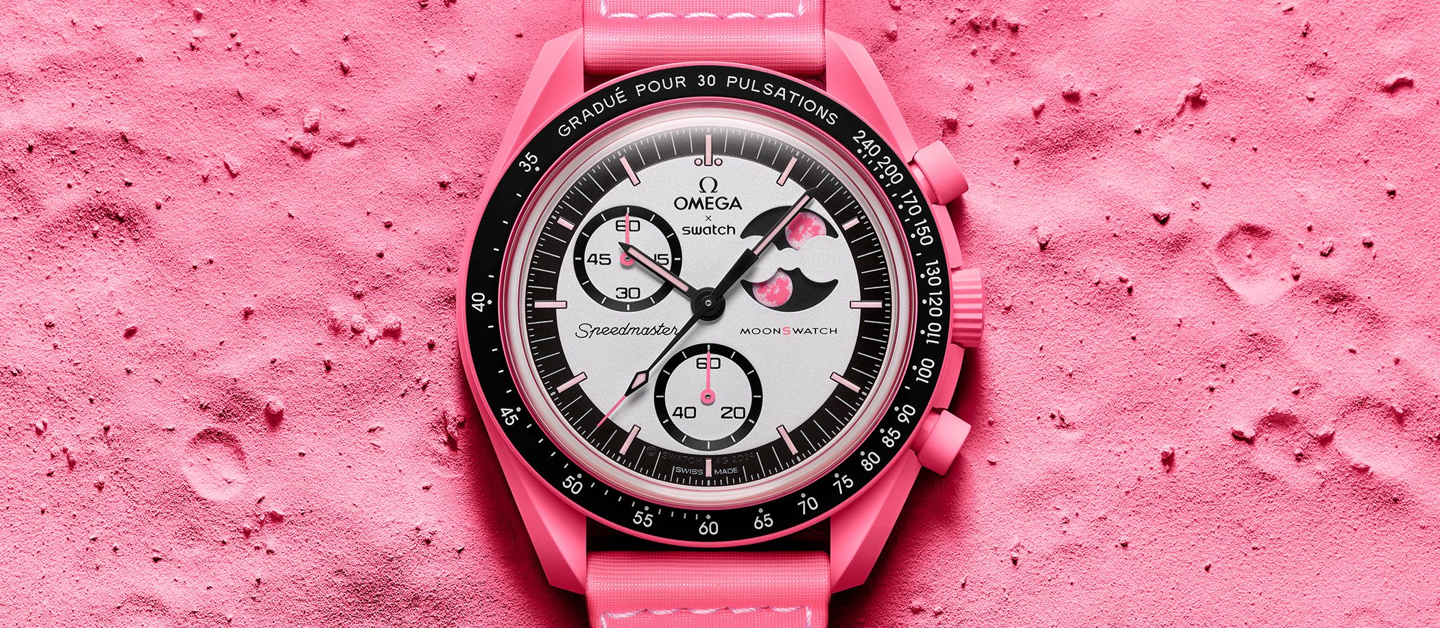 Omega x Swatch MoonSwatch Mission To The Pink Moonphase