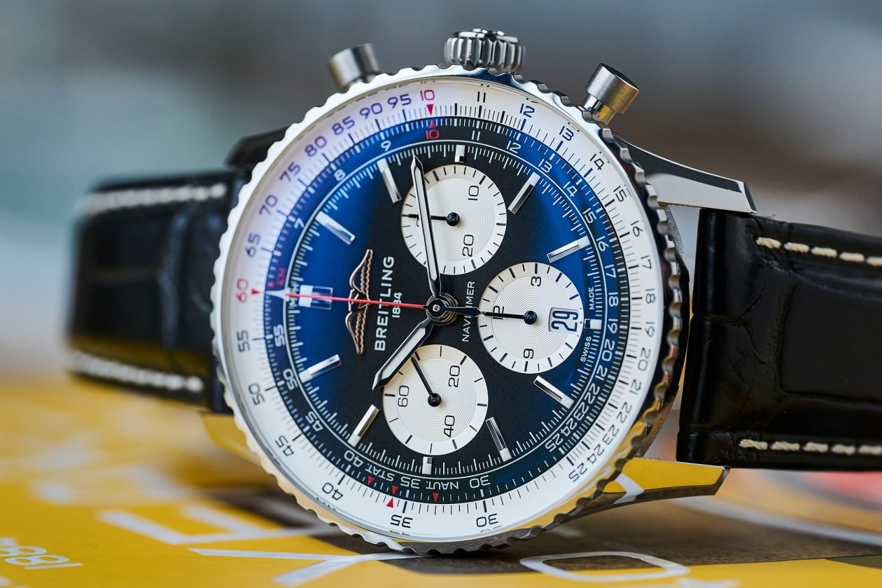 klasyczna "reversed panda" w wydaniu Breitlinga