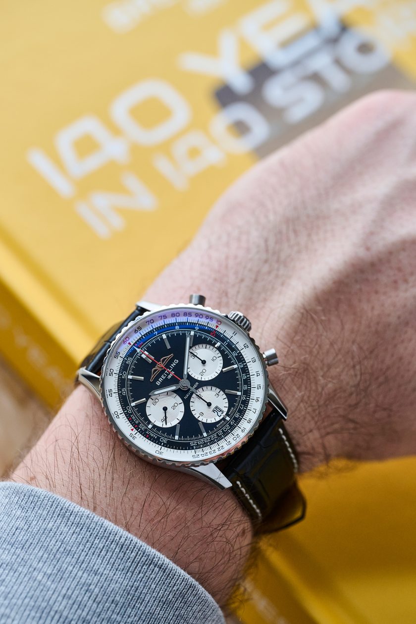 Navitimer 43 na nadgarstku 17 cm