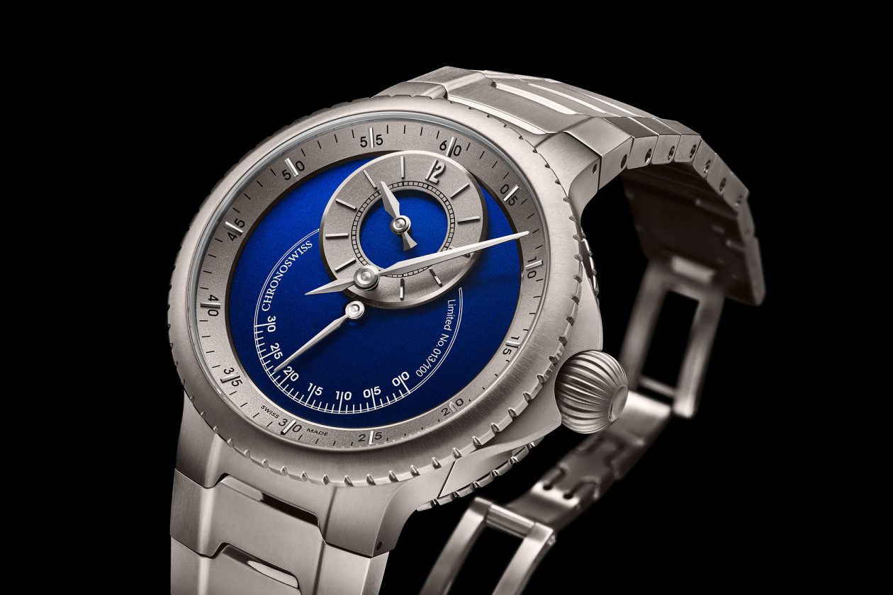 Chronoswiss Pulse One Blue z niebieską tarczą