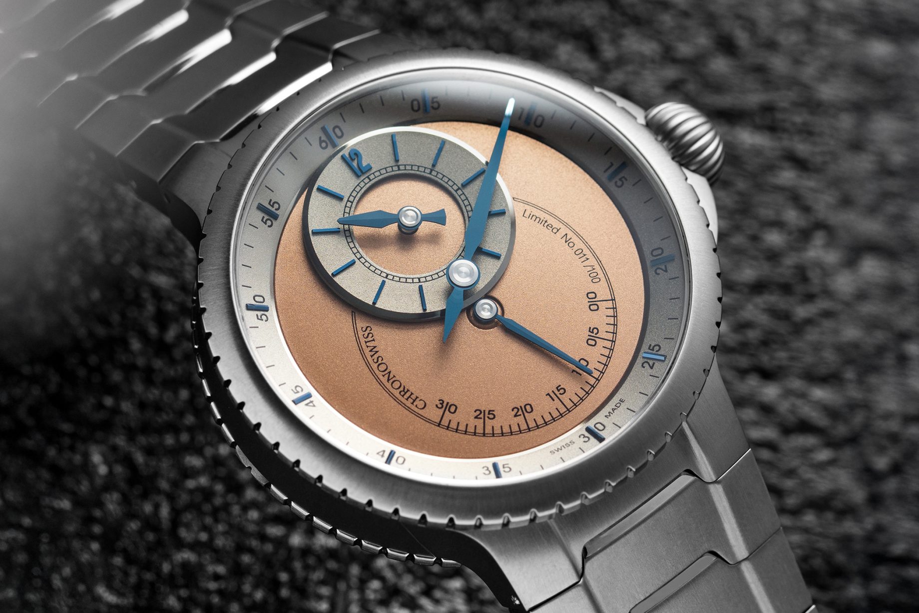 Chronoswiss Pulse One Sand z piaskową tarczą