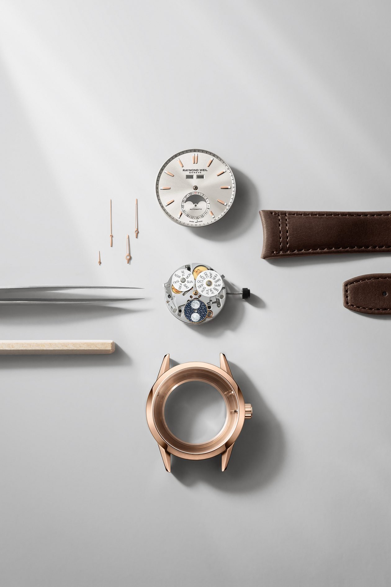 Raymond Weil Freelancer Complete Calendar - elementy zegarka