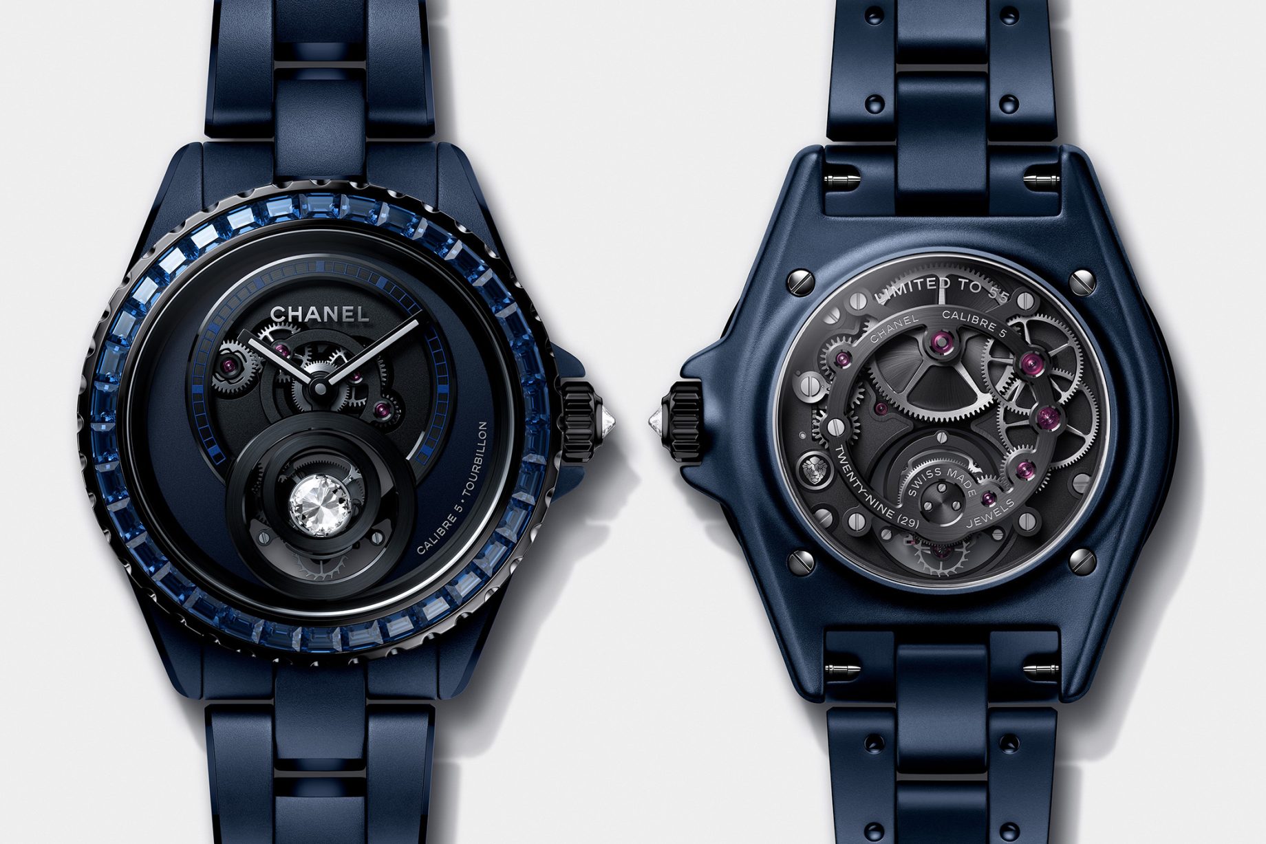 Chanel J12 Bleu Diamond Tourbillon