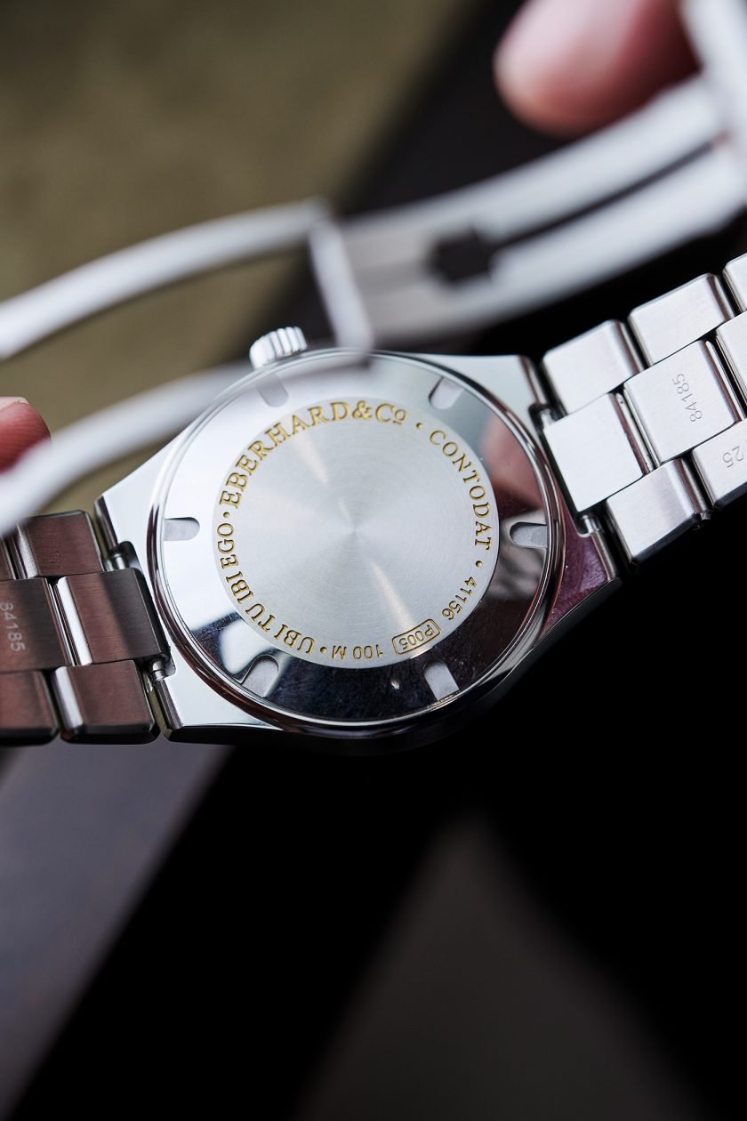 Eberhard Contodat Automatic - dekiel zegarka