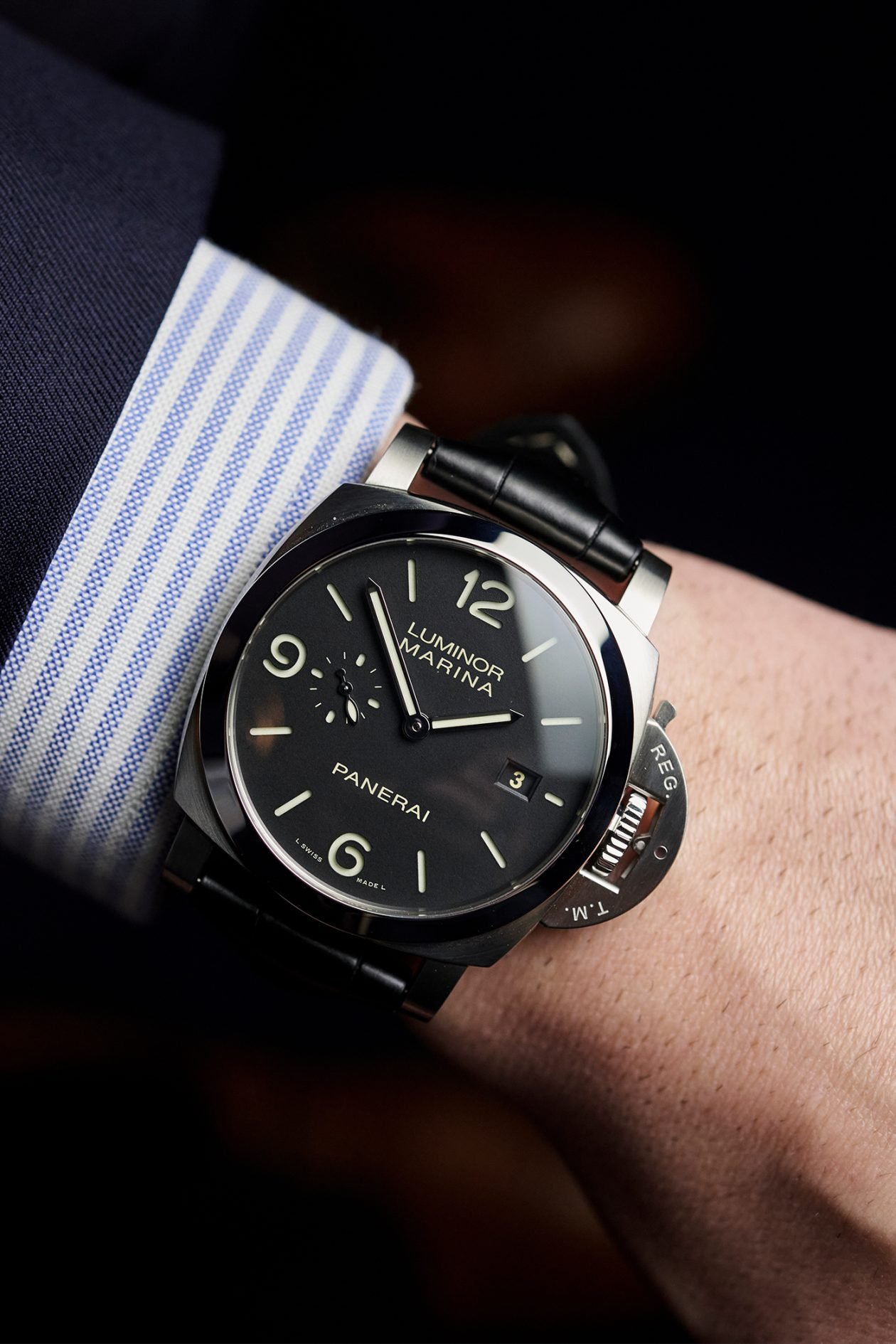 Panerai Luminor Marina na nadgarstku
