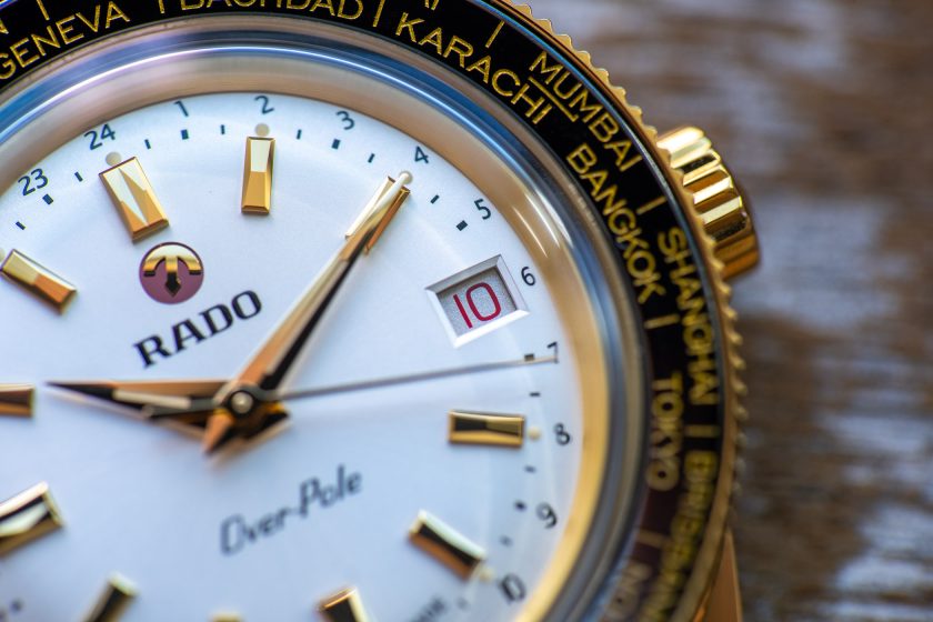 Rado Captain Cook Over-Pole detale tarczy