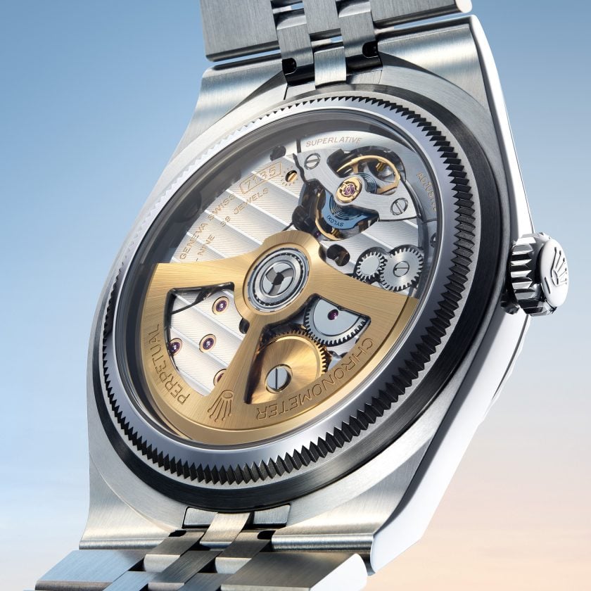 Rolex Land-Dweller - widok na kaliber 7135