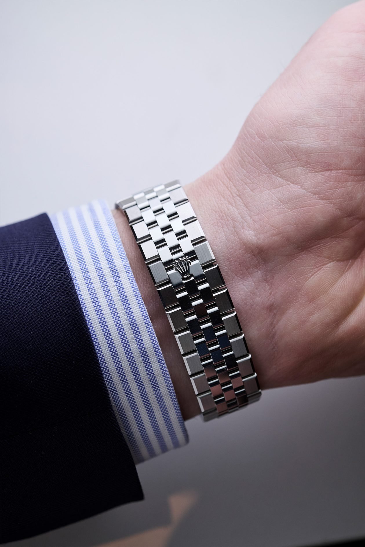 Rolex Land-Dweller - bransoleta Flat Jubilee z zapięciem Crownclasp