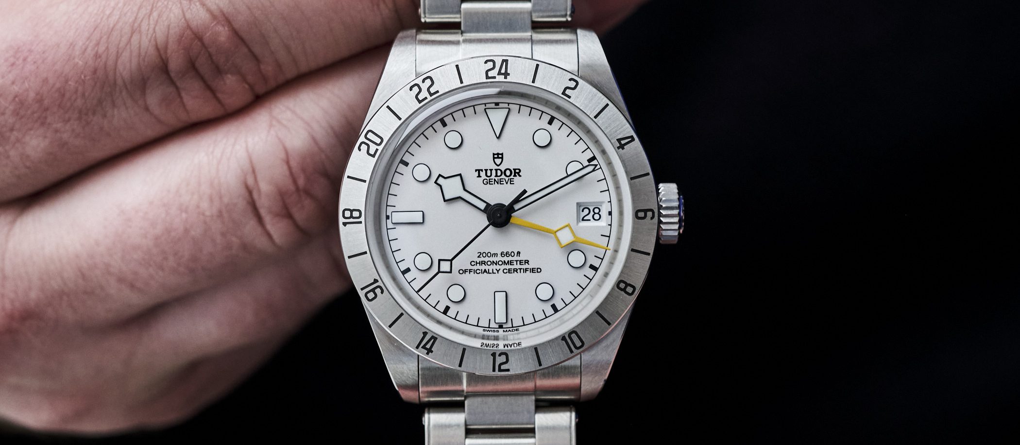 Tudor Black Bay Pro "Polar" z białą tarczą
