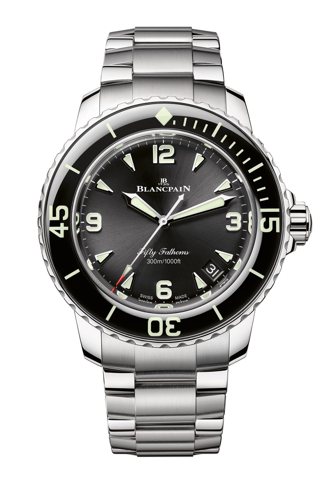 Fifty Fathoms Automatique 42 mm na bransolecie