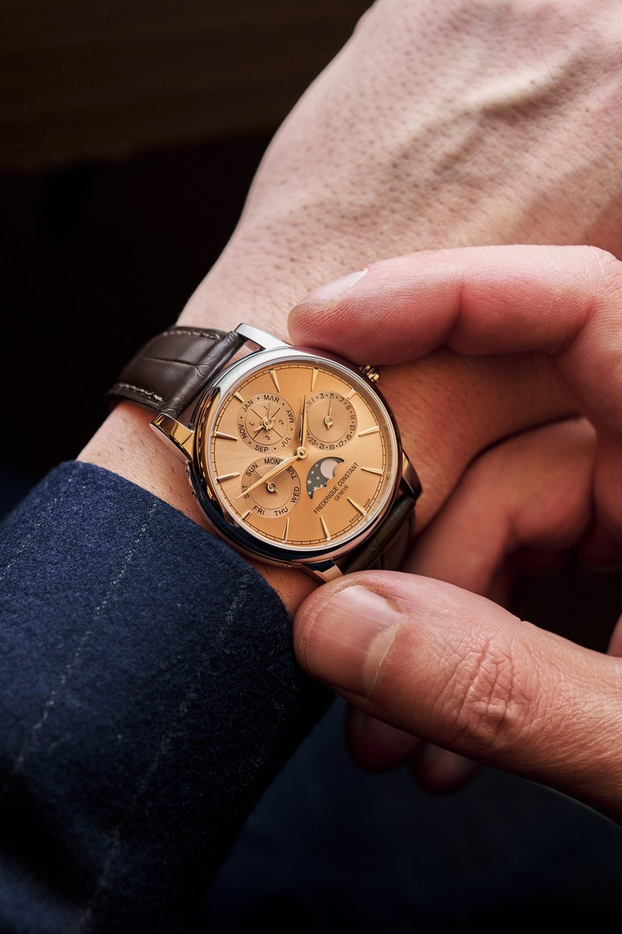Classic Perpetual Calendar Manufacture w 40 milimetrowej kopercie ze stali