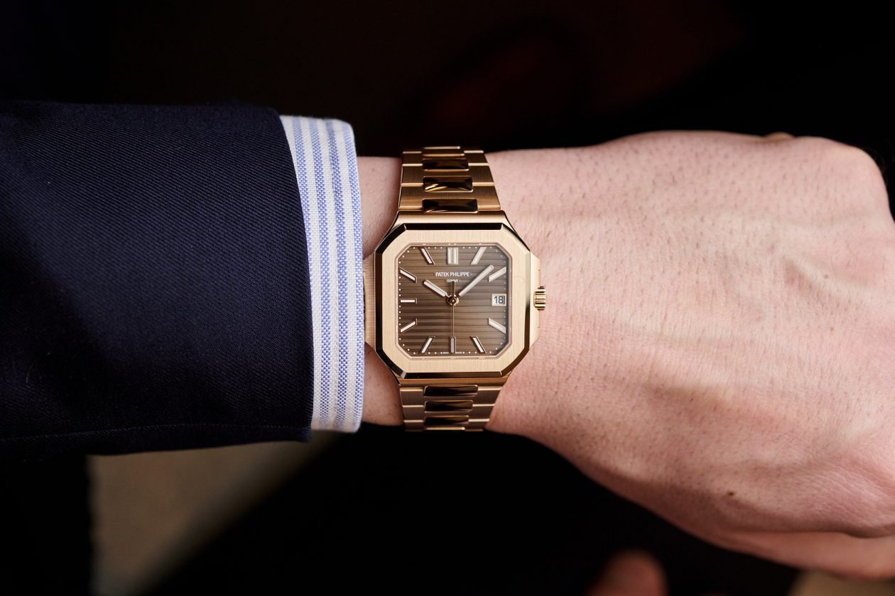 Patek Philippe Cubitus 40 mm na nadgarstku
