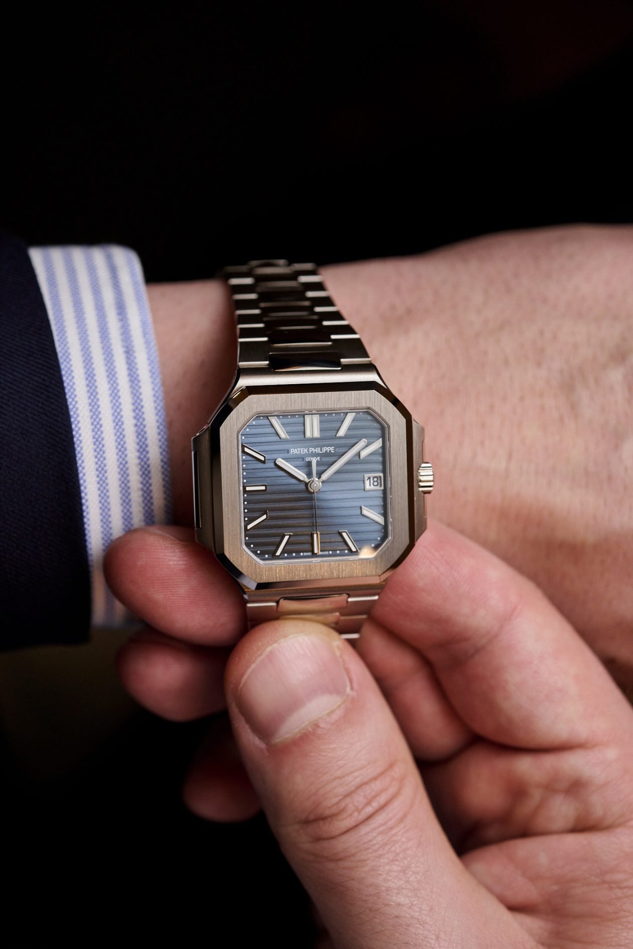 Patek Philippe Cubitus 40 mm w białym złocie