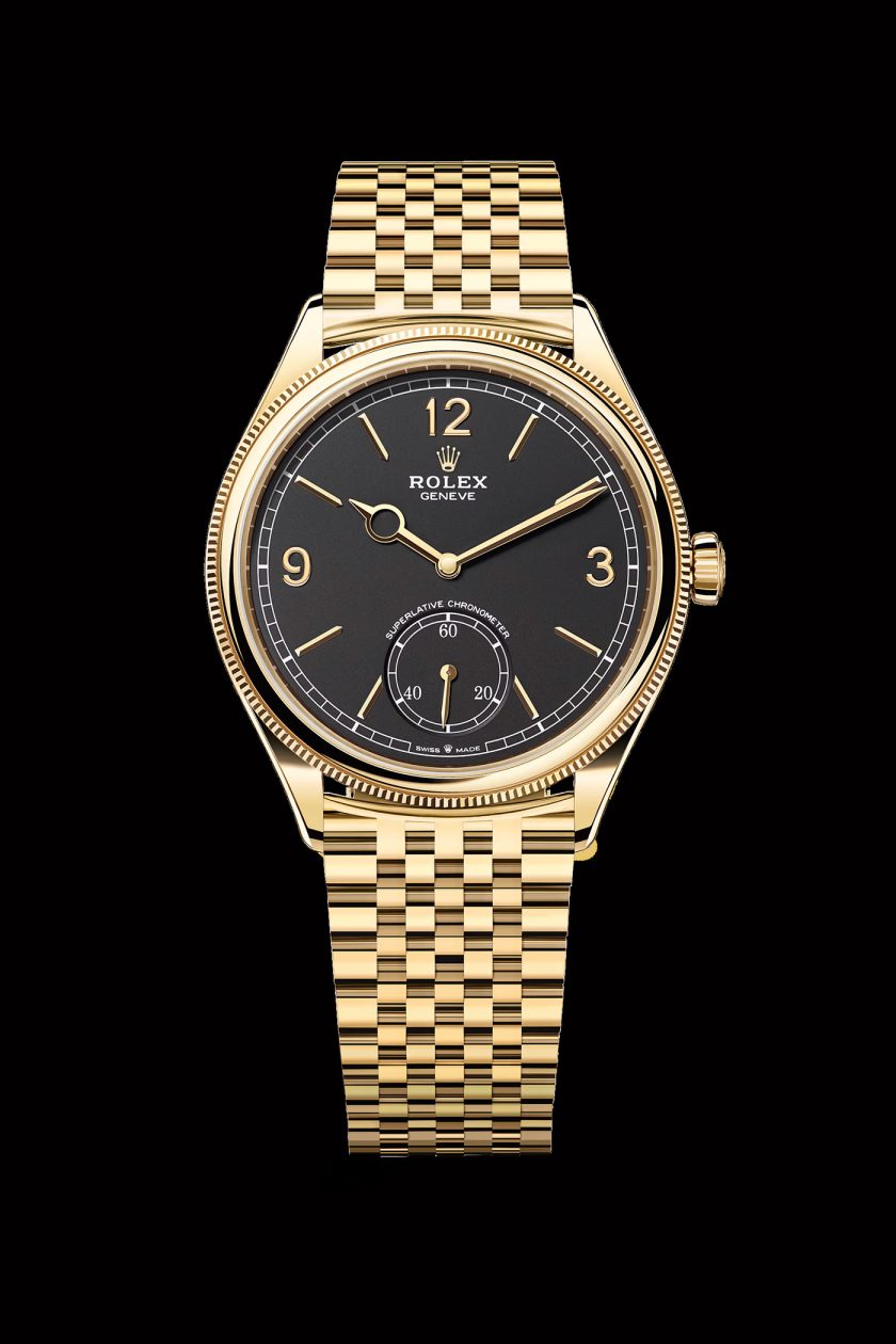 Rolex Perpetual 1908 z czarną tarczą