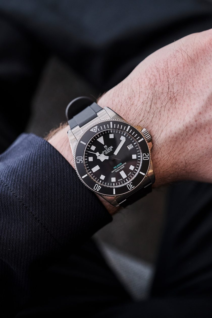 Pelagos Ultra na nadgarstku