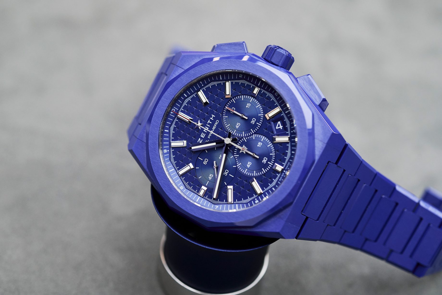 Zenith Blue Ceramic Defy Skyline Chronograph 160th Anniversary Edition