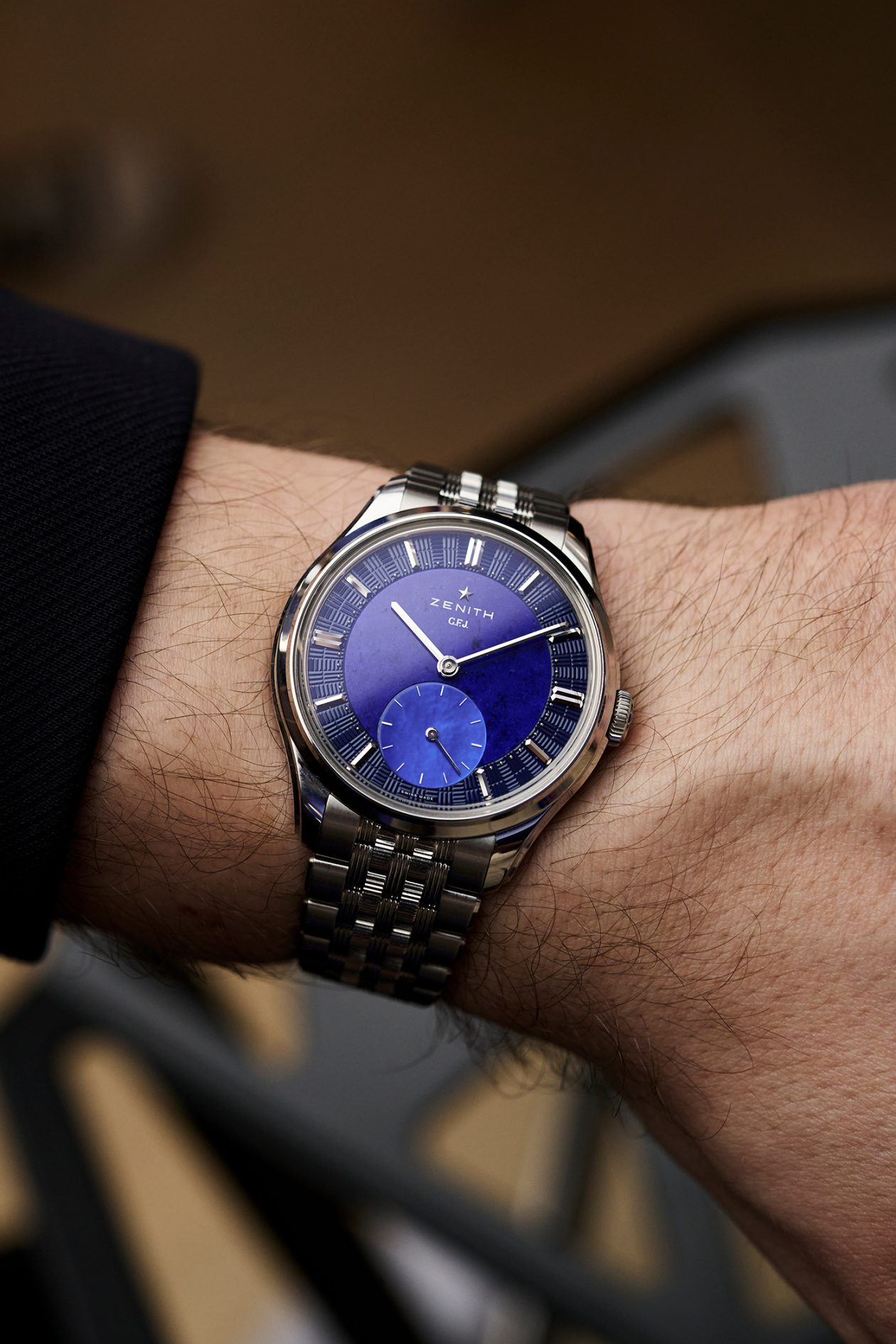 Zenith G.F.J na bransolecie