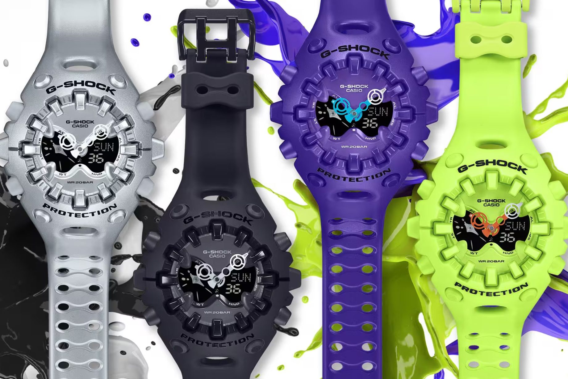 G-Shock GA-V01 - 4 wersje zegarka