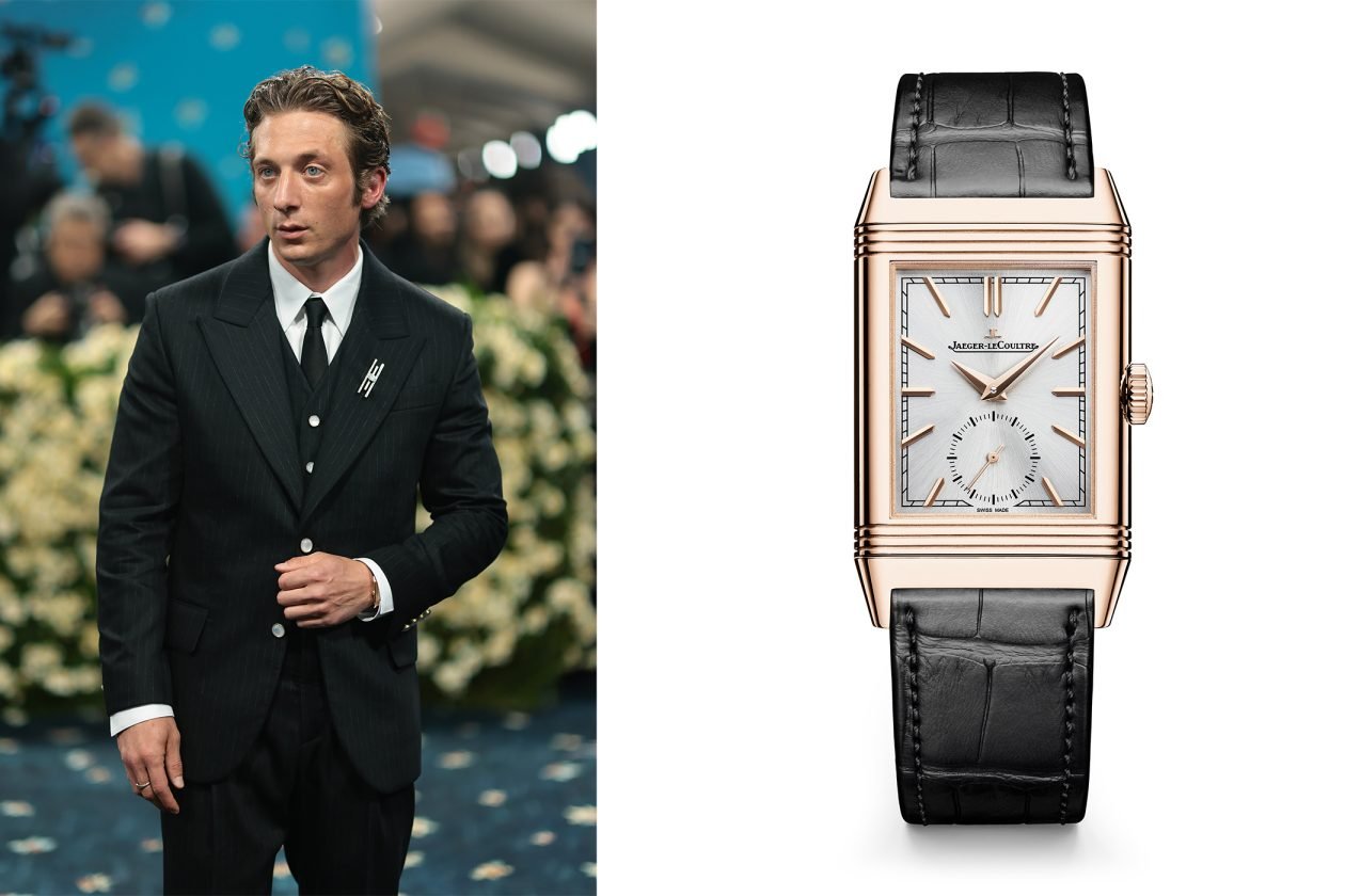 Jeremy Allen White i Jaeger-LeCoultre Reverso Tribute Monoface Small Seconds / foto: Getty Images