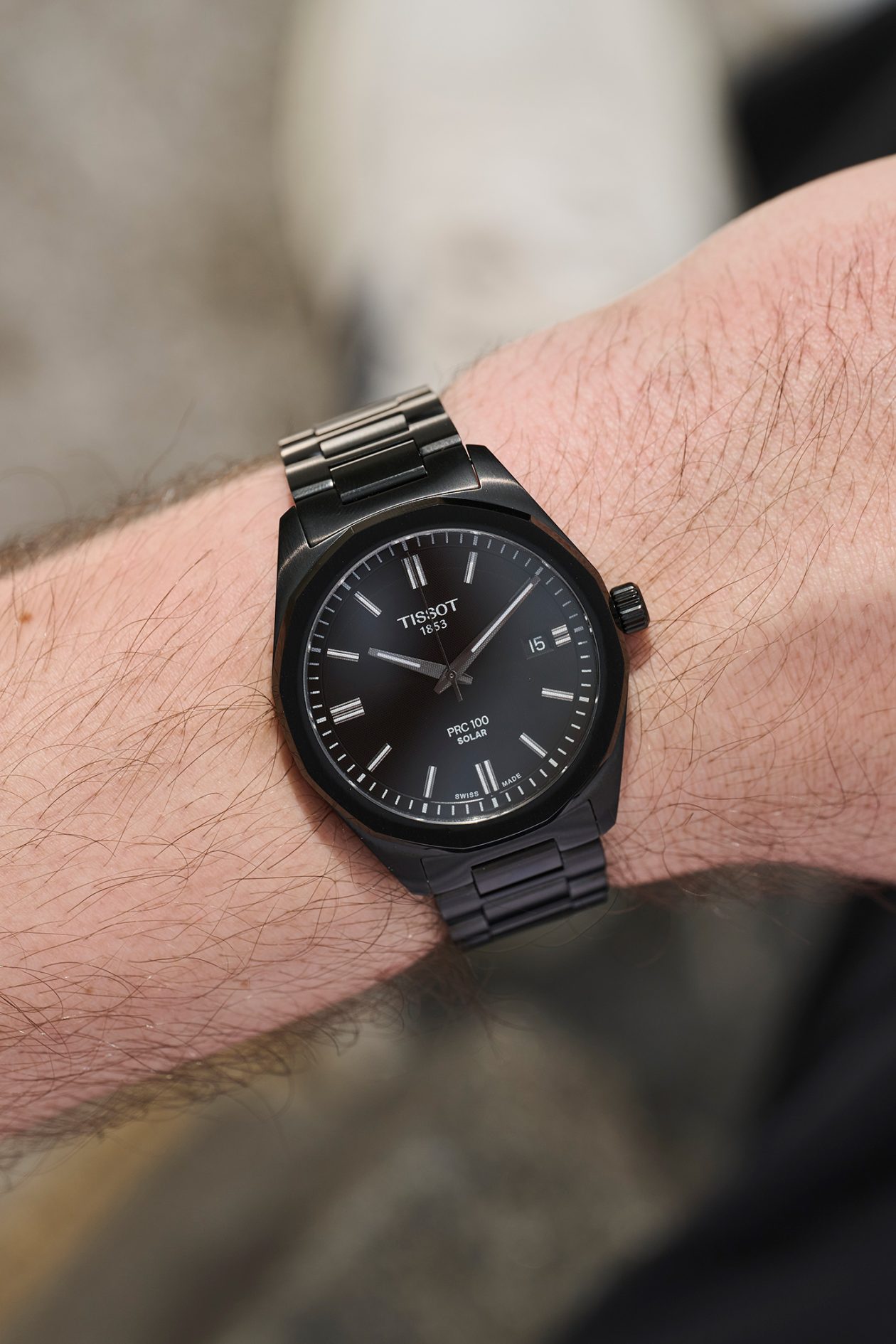 Tissot PRC 100 Solar w czerni