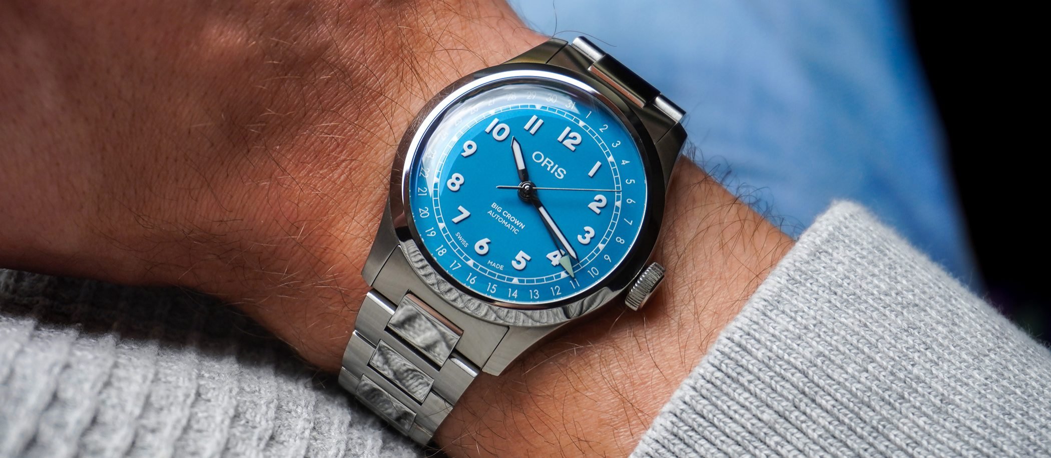 Oris Big Crown Pointer Date 40mm Blue