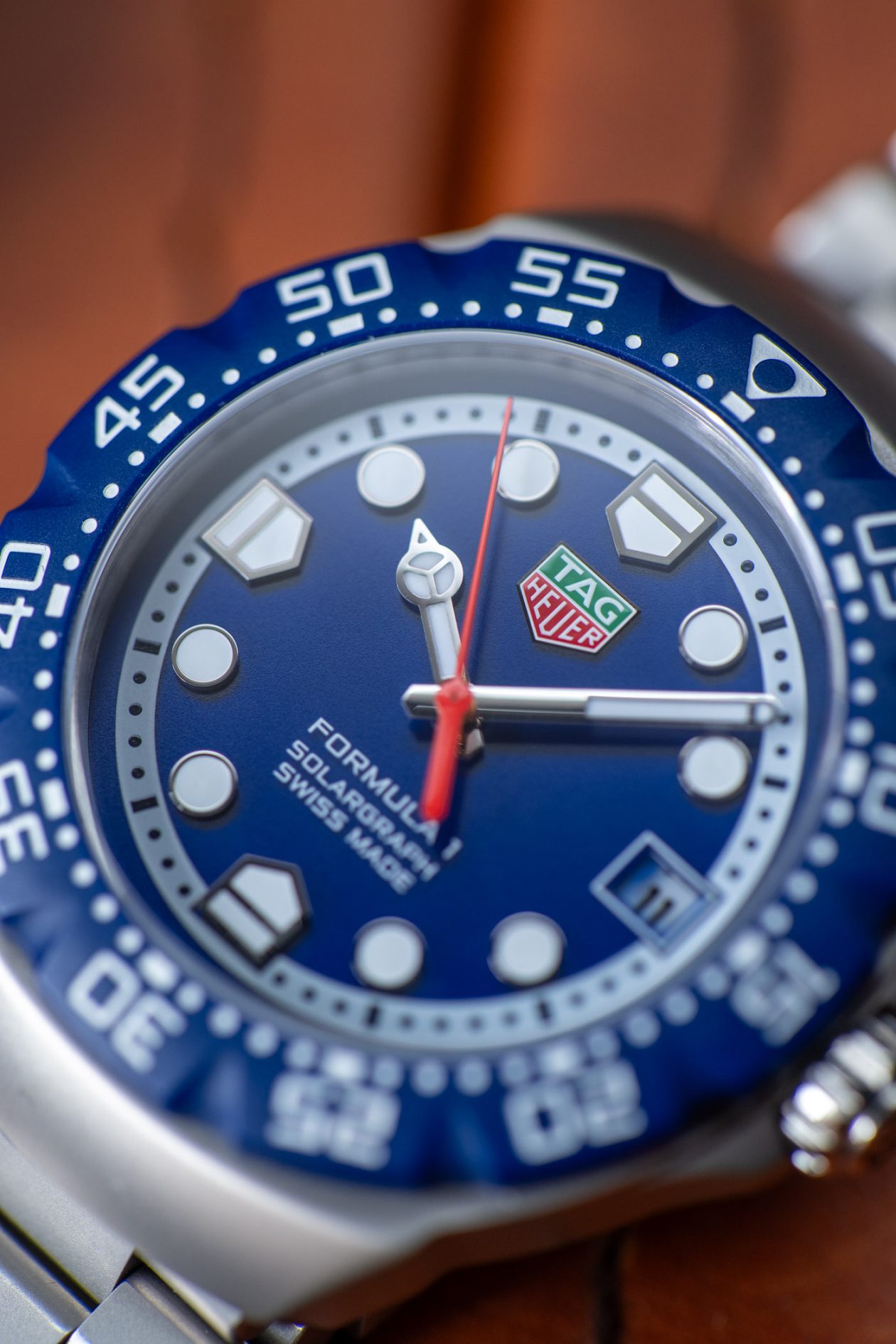 TAG Heuer Formula 1 Solargraph - tarcza