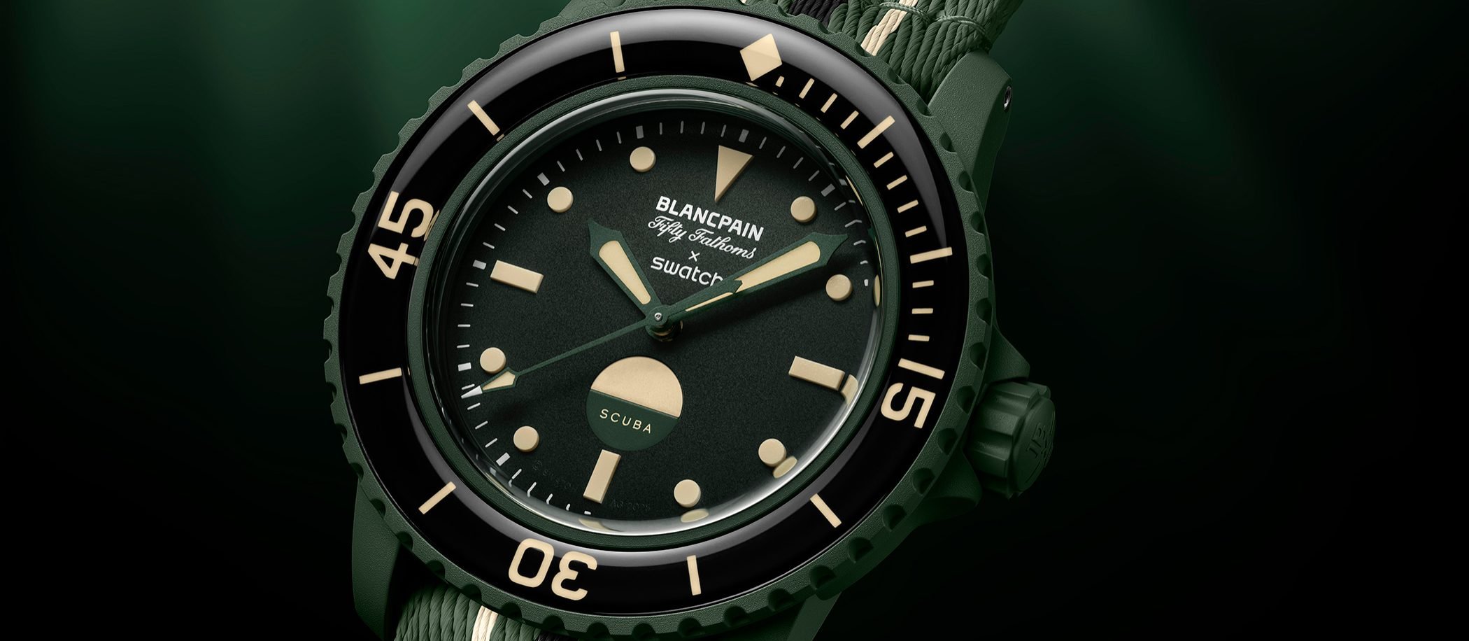 Swatch x Blancpain Scuba Fifty Fathoms „Green Abyss”