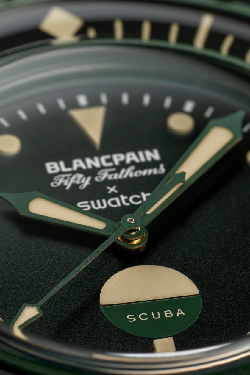 Swatch x Blancpain Scuba Fifty Fathoms „Green Abyss”