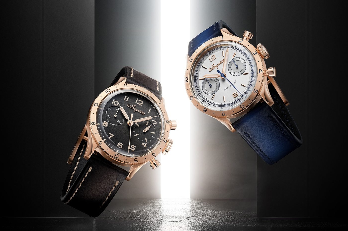Breguet Type XX Chronographe 2075 w dwóch złotych odsłonach