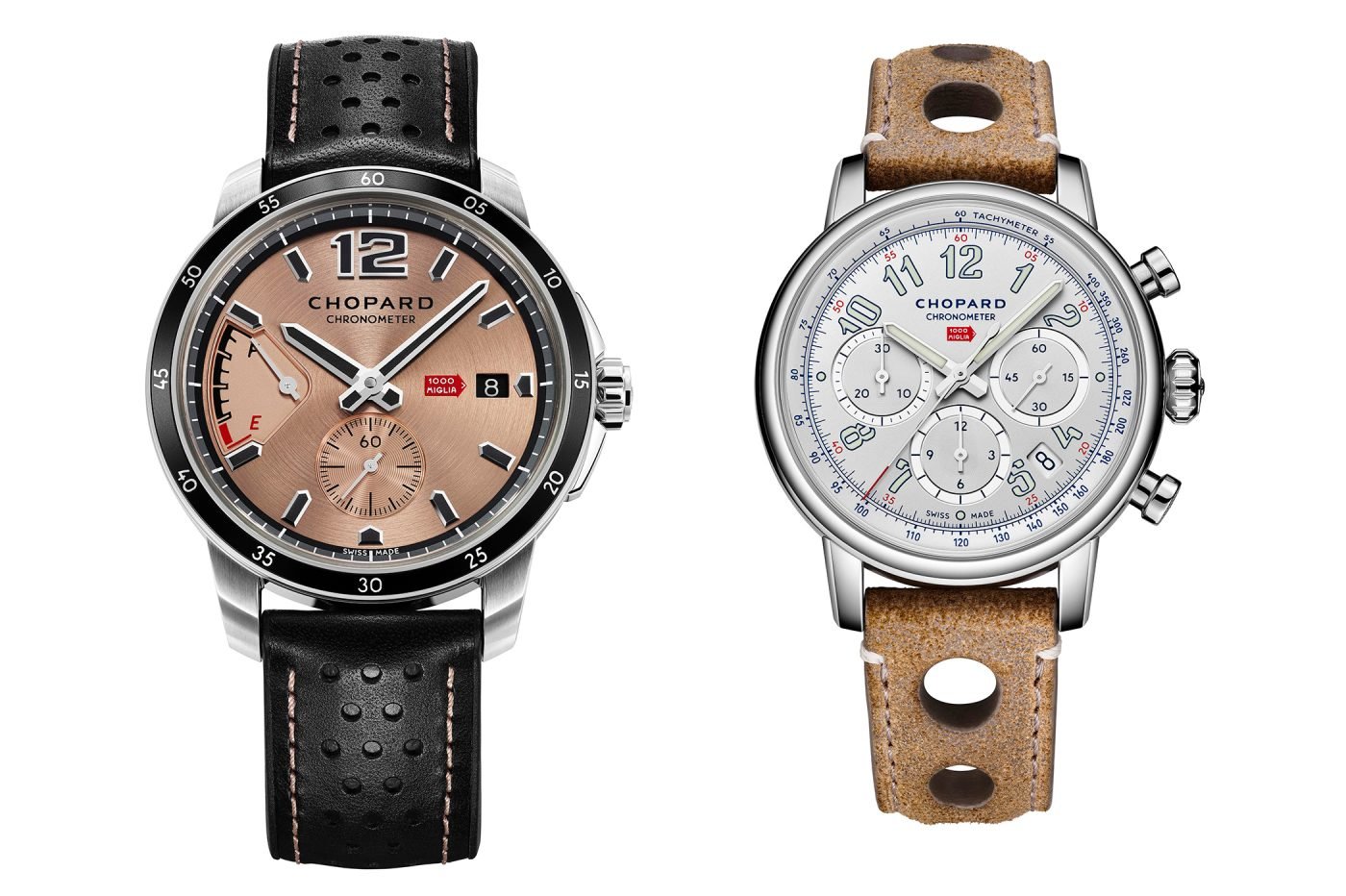 Chopard Mille Miglia Classic Chronograph Tribute to Sir Stirling Moss i Mille Miglia GTS Power Control 2025 Race Edition