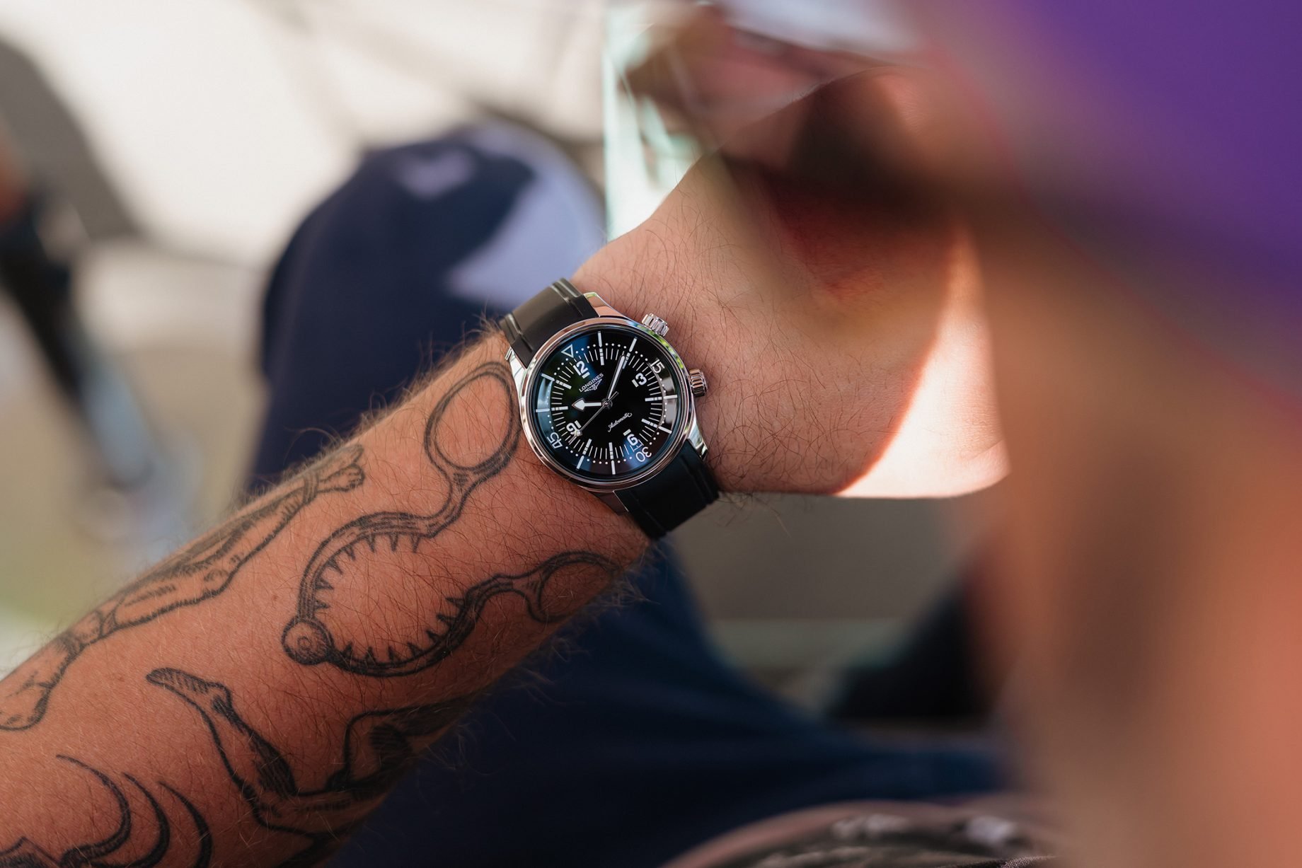 Legend Diver 39 na nowym, gumowym pasku