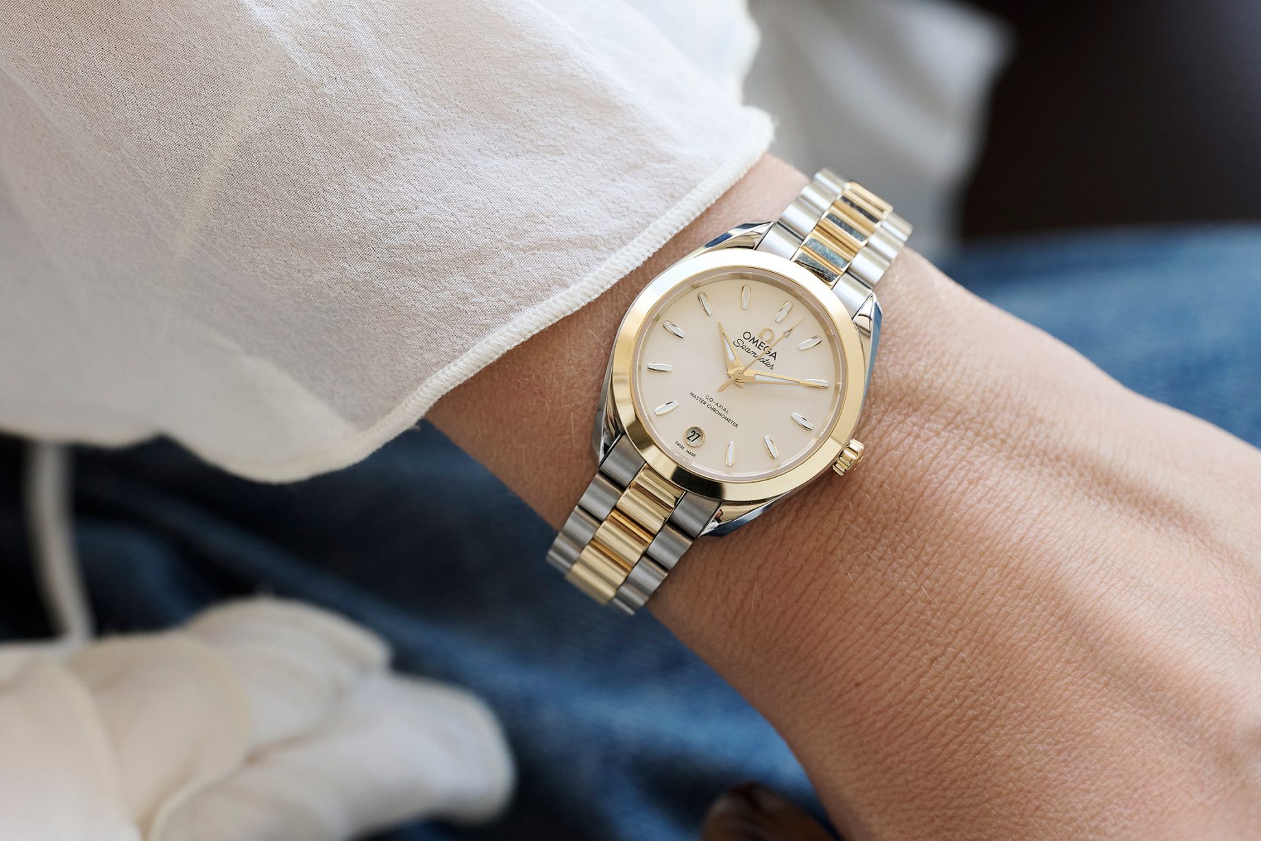 Omega Aqua Terra w wersji bi-kolor