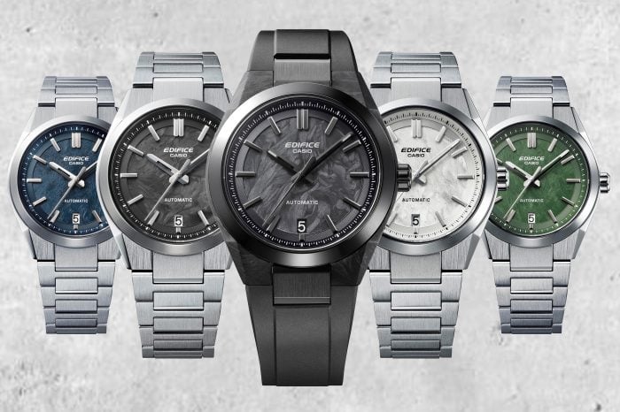 Pierwsze mechaniczne zegarki Casio - Edifice EFK-100