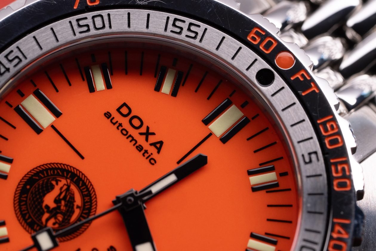 Doxa SUB 750T Clive Cussler - pomarańczowa tarcza