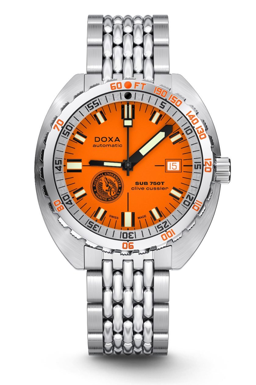 Doxa SUB 750T Clive Cussler na bransolecie