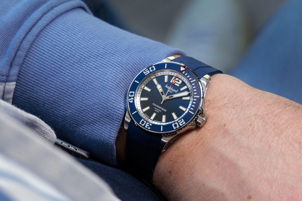 Hanhart Aquasphere Ocean Fade na nadgarstku