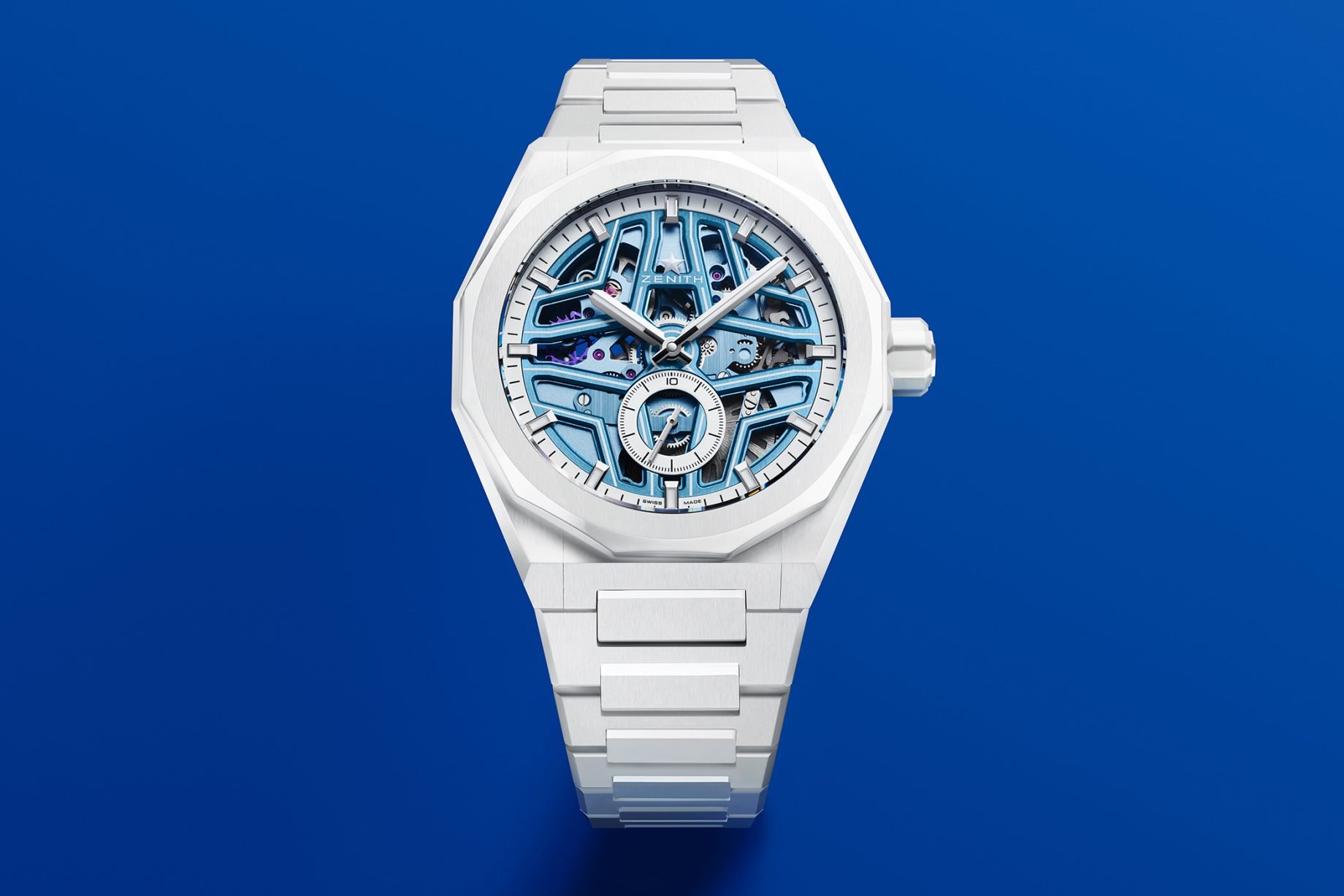 Zenith x Time & Tide Defy Skyline Skeleton White Surfer Ceramic