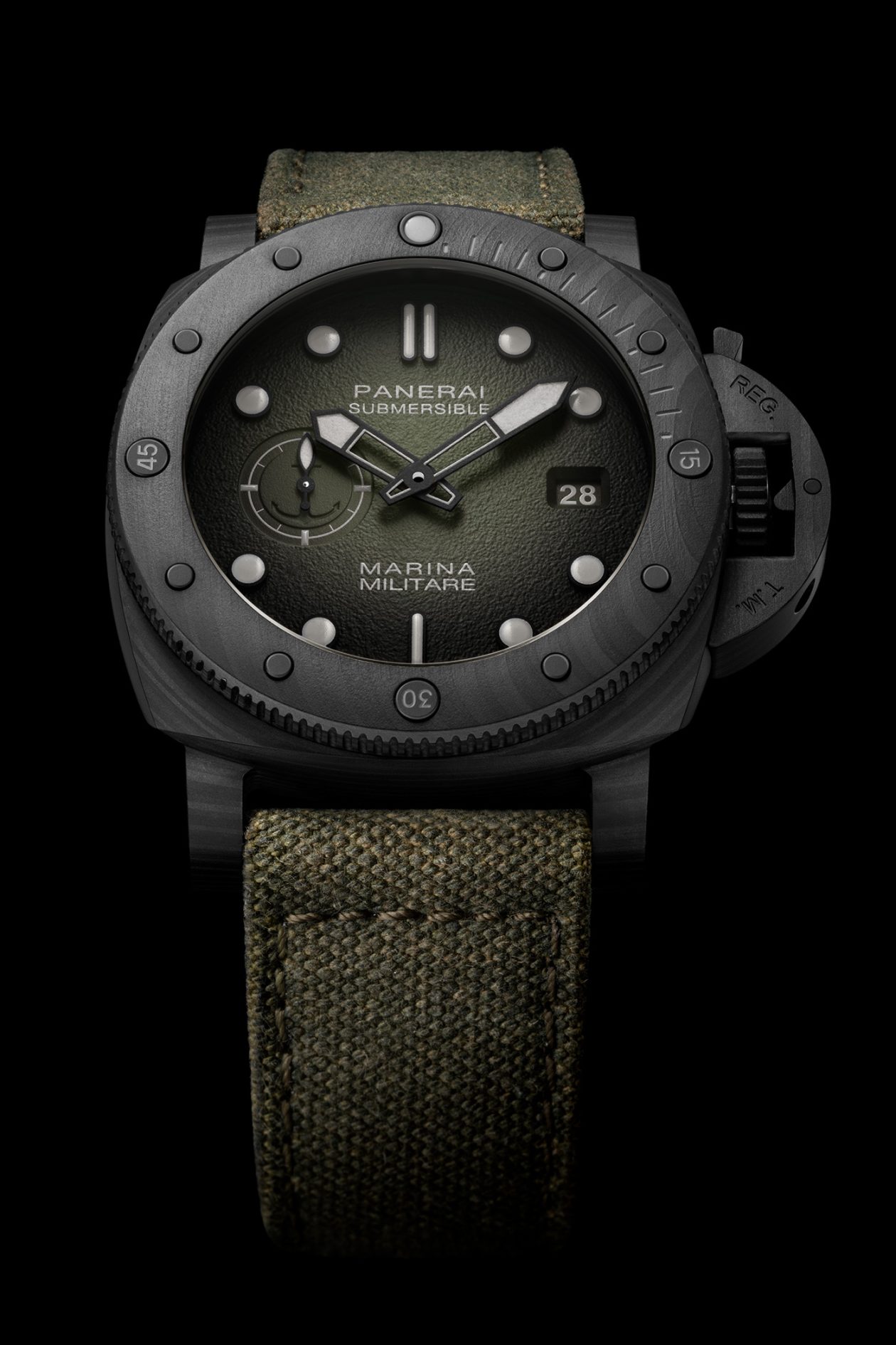 Panerai Submersible Marina Militare Carbotech PAM01698