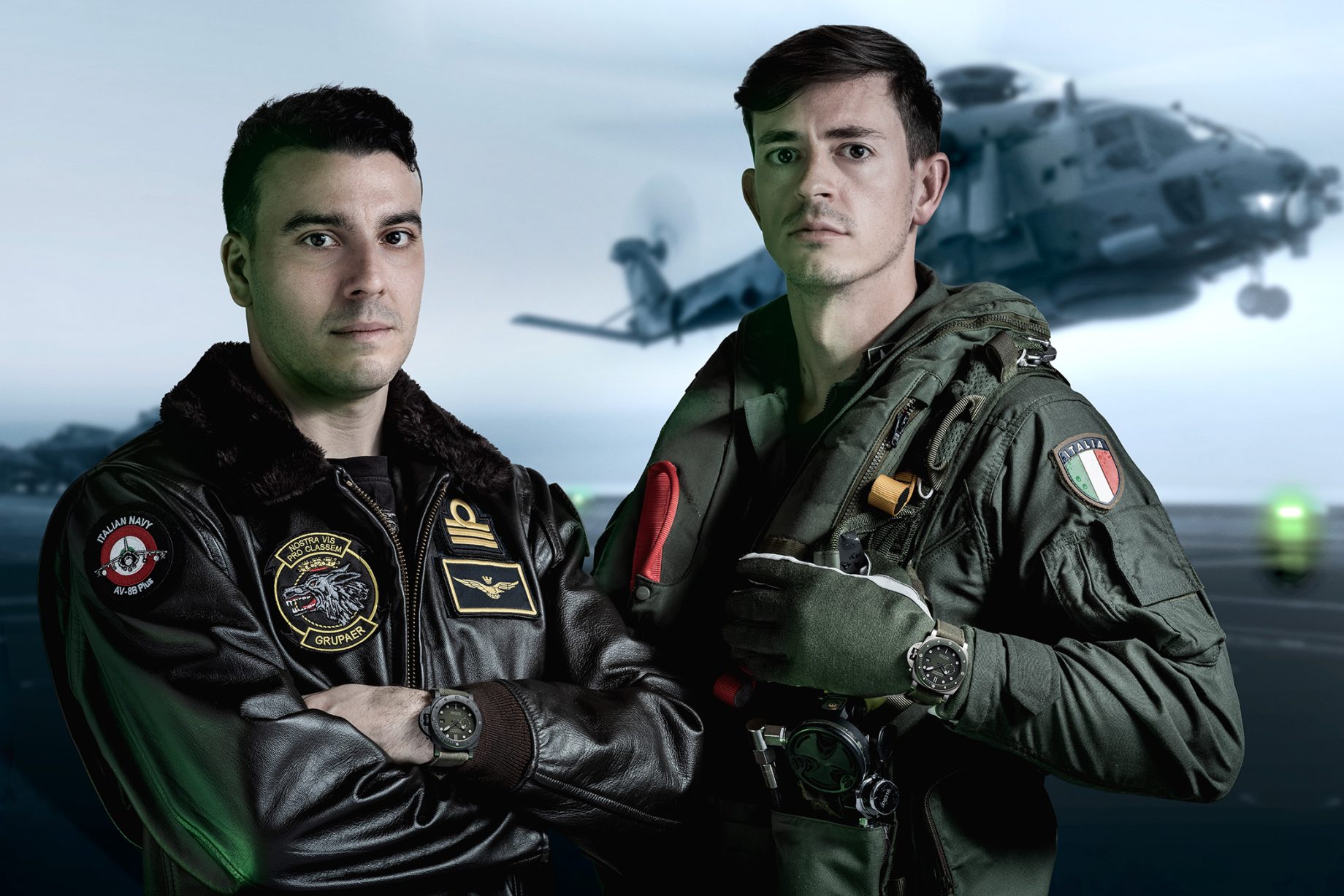 Panerai Submersible Marina Militare PAM01697 oraz PAM01698