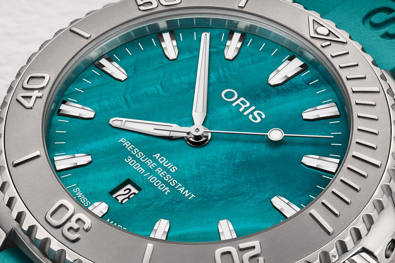 Oris Aquis Date New York Harbor Limited Edition II - tarcza