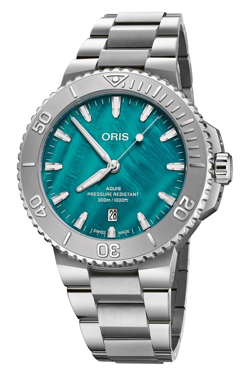 Oris Aquis Date New York Harbor Limited Edition II - tarcza