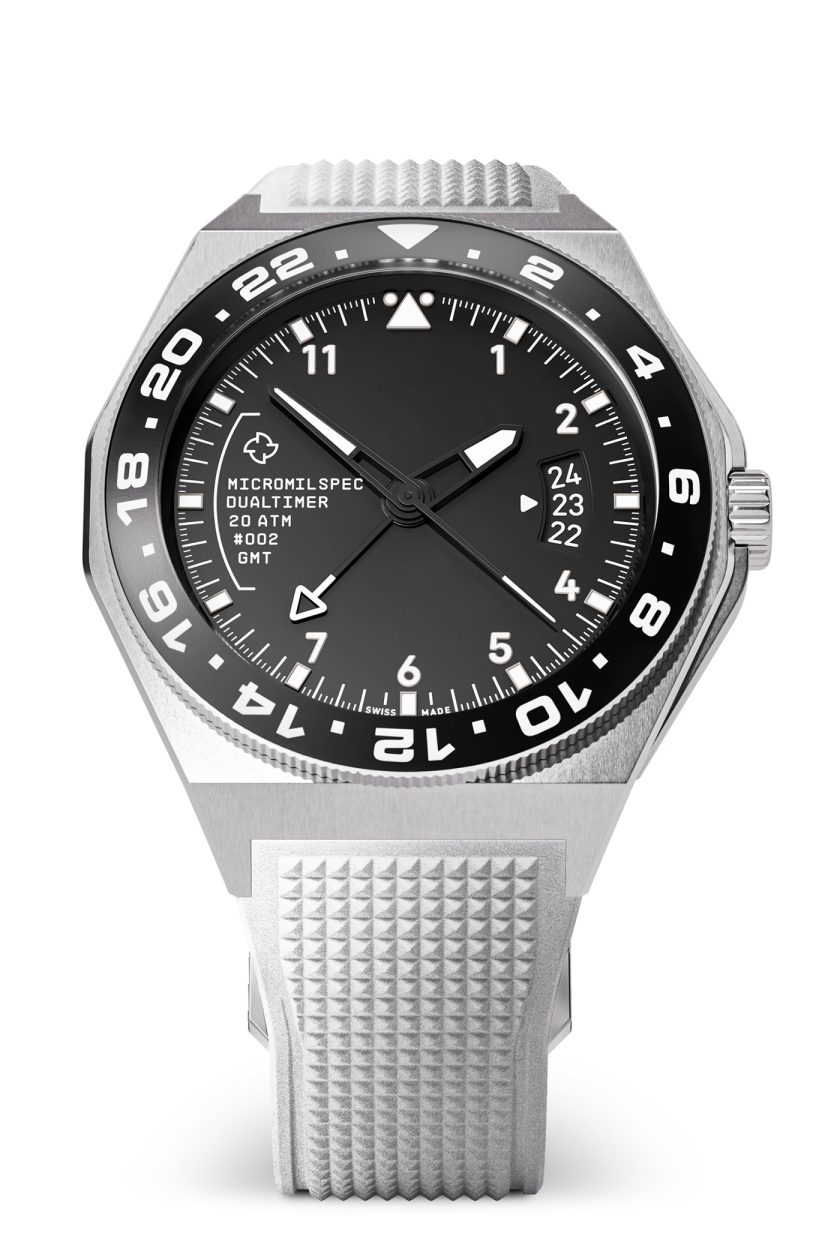 Micromilspec Dualtimer na gumowym pasku