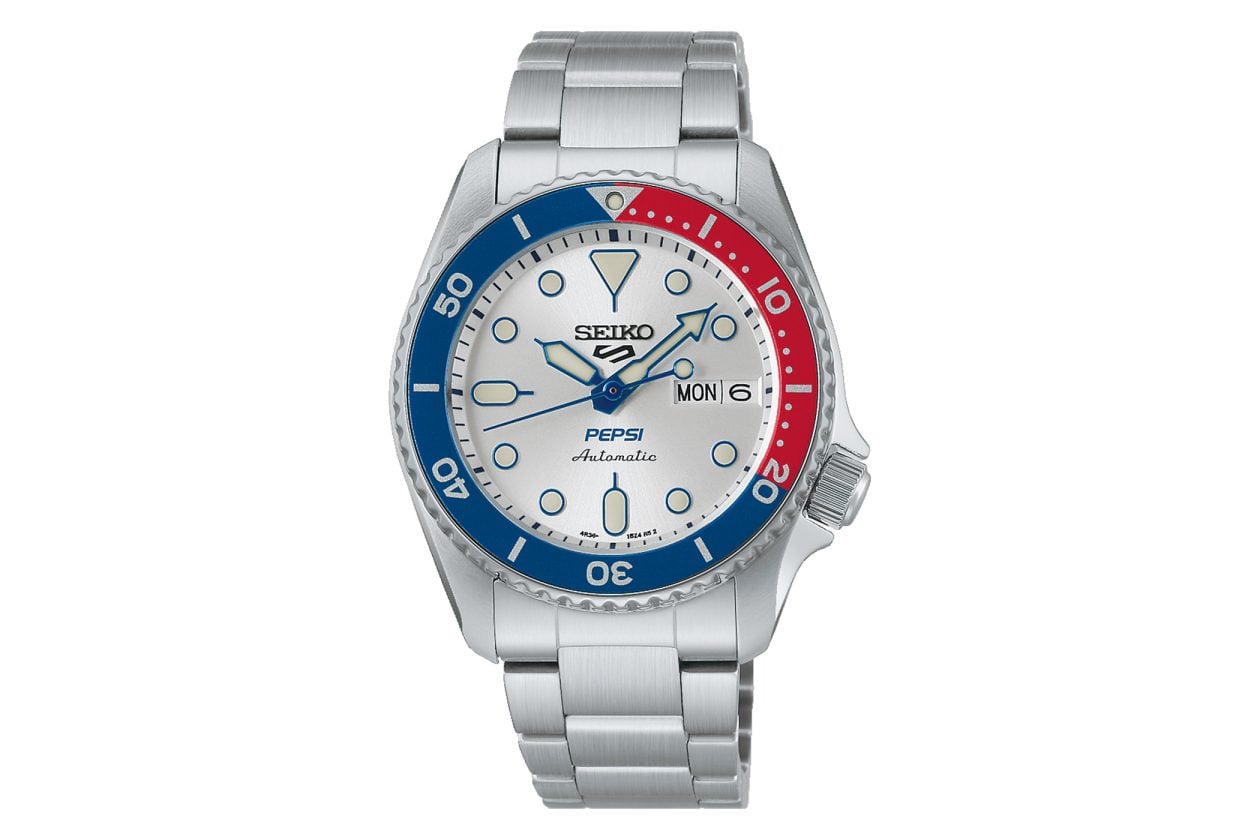 Seiko 5 Sports x Pepsi SRPL99