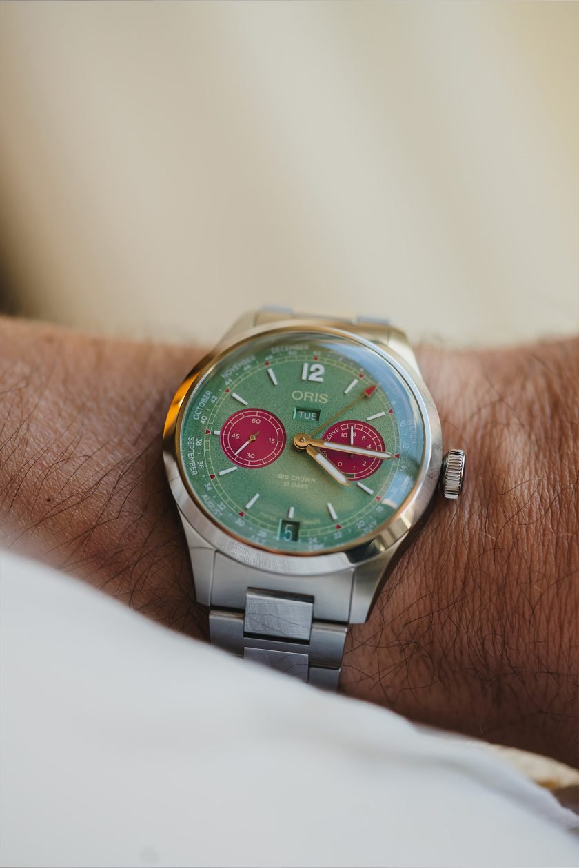 Oris Big Crown Calibre 113 na nadgarstku