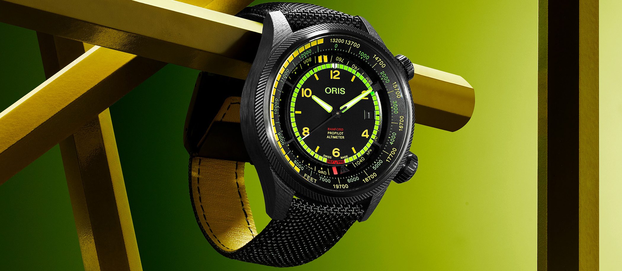 Oris x Bamford ProPilot Altimeter “Mission Control”