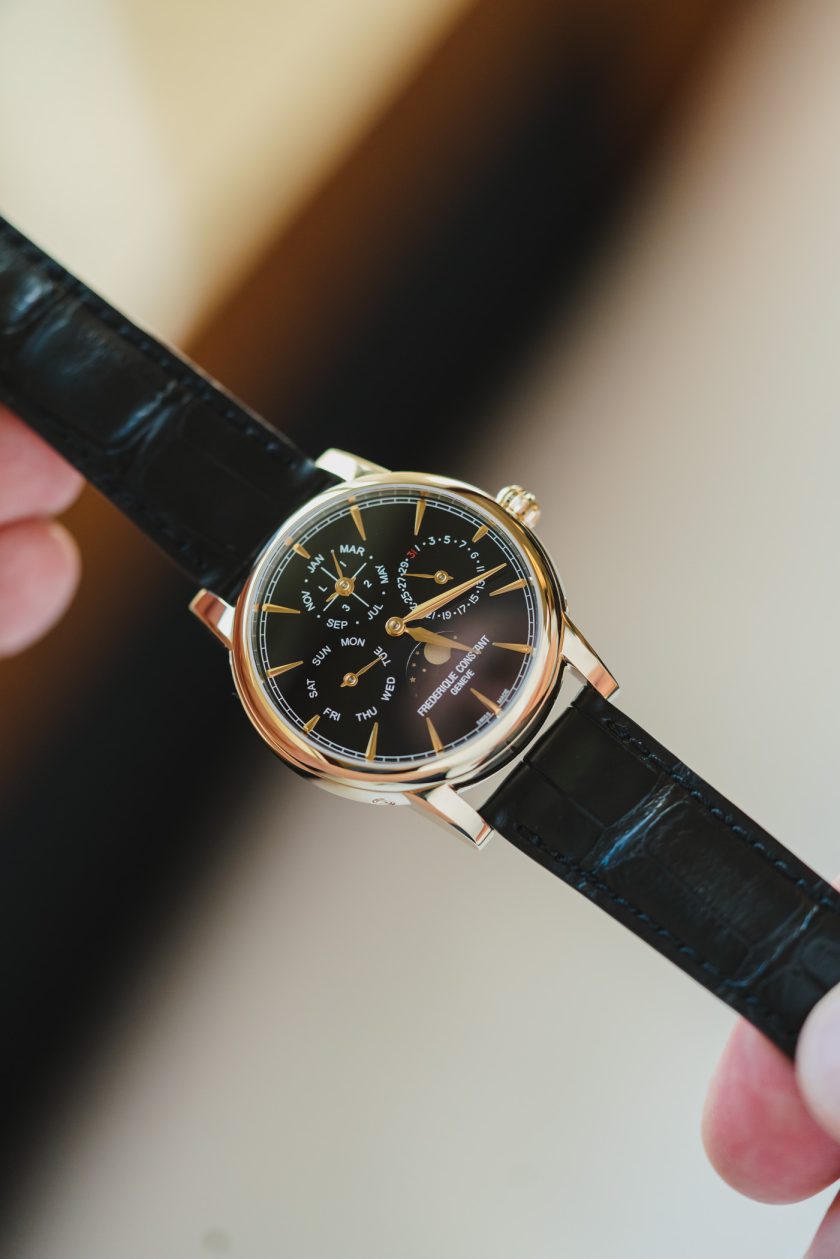 limitowany, złoty Frederique Constant Classic Perpetual Calendar Manufacture