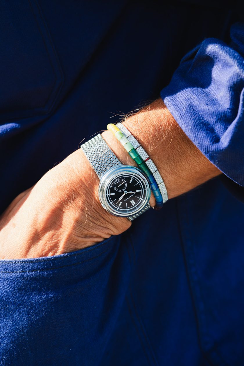 stalowa bransoleta mesh