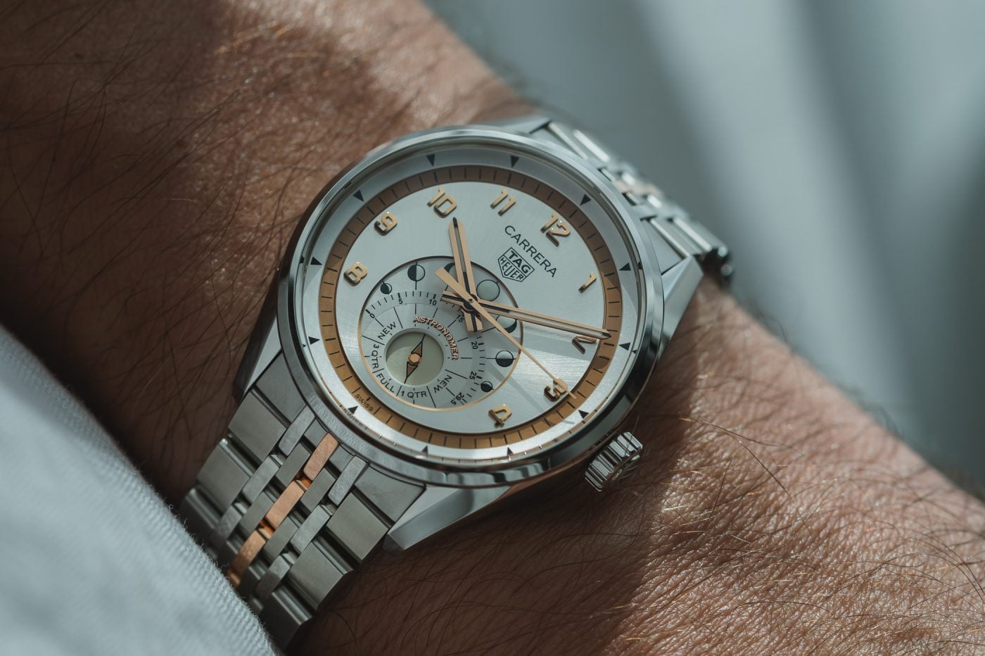 TAG Heuer Carrera Astronomer - detale tarczy